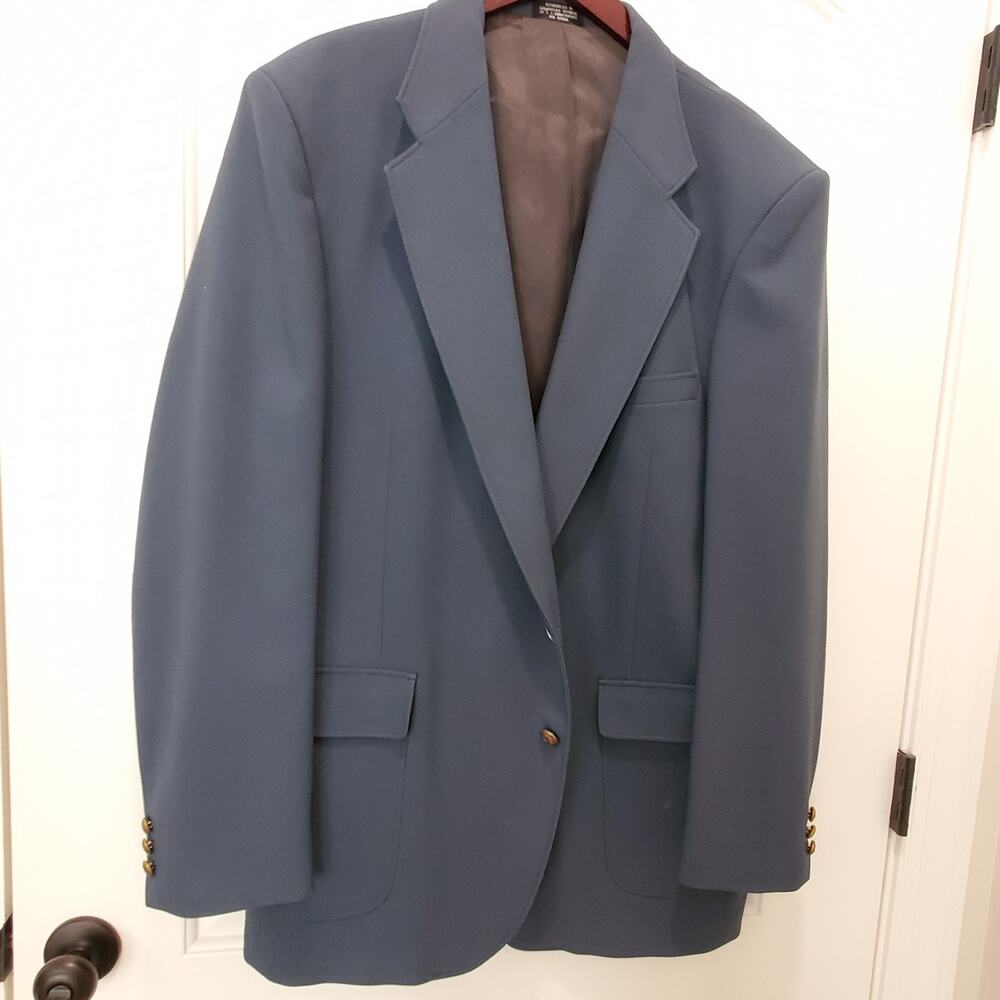 Vintage John Peel Ltd. Men's Size 46L Dark Green 2-Button Sports Blazer Jacket